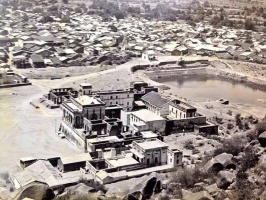 Old picture of Idar town from the Palace