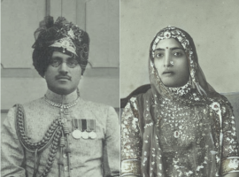 Maharaj Man Singhji Idar and Rani Anoop Kanwar