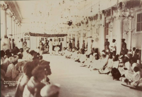 Investiture of Tukoji Rao III Holkar XIII, the Maharaja of Indore, with full administrative powers, November 1911