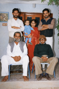 Devendra Shah with sons Brajendra Shah and Shailendra Shah