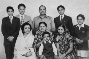 Raja Virendra Shah and wife and son's