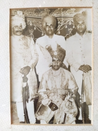 Raja Devendra Shah and Raja Jitendra Shah with others