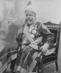 His Highness Saramand-i-Rajha-i-Hindustan Raj Rajindra Sri Maharajadhiraj Sawai Sir MADHO SINGH JI II Bahadur, Maharaja of Jaipur 1880/1922 (Jaipur)