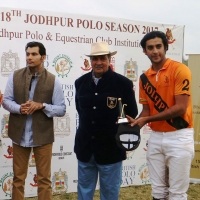 L to R: Yuvraj Sahib of Jodhpur, His Highness the Maharaja Sahib of Jodhpur, His Highness the Maharaja Sahib of Jaipur (Jaipur)