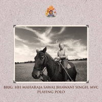 Late Brigadier HH Maharaja Sawai Bhawani Singh, MVC worked tirelessly throughout his lifetime to keep the flag of Jaipur polo flying (Jaipur)