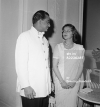 Maharaja and Maharani of Jaipur in London, 1957 (Jaipur)