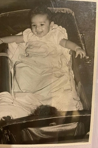 Childhood picture of Princess Diya Kumari of Jaipur
