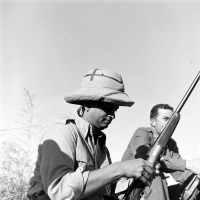 Sawai Man Singh II during a hunting expedition (Jaipur)