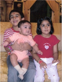 HH PADMANABH Singh ji with Sister & Brother