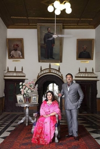 H.H Maharajadhiraj Maharawal BRIJRAJ SINGH ji with his wife H.H Maharani Sahiba Raseshwari Devi Ji (Jaisalmer)