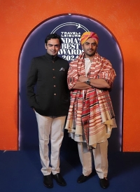 Maharawal Chaitanya Raj Singh Ji with Maharajkunwar Vivasvat Pal Ji of Karauli