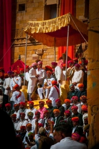 Some glimpses of Raj-Tilak of Chhatrala Yadavpati H.H. Maharajadhiraj Maharawal Shri Chaitanya Raj Singh Bhati (Jaisalmer)