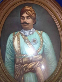 Portrait of HH Thakore Saheb Shree Jashwantsinhji of Limbdi at Jakhan (Jakhan)