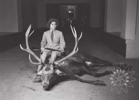 HH Maharani Tara Devi Sahiba of Jammu & Kashmir after a Shikaar in 1946 (Jammu And Kashmir)