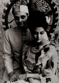 Maharaja Karana Singh with Maharani Yasho Rajya Lakshmi