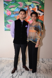 Rajkumar Martand Singh with his sister Princess Mriganka Singh of Jammu & Kashmir (Jammu And Kashmir)