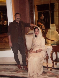 Raja Shalivahan Singhji with Rani Riteshwari Devi (Jamnia)