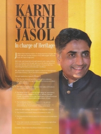 Jodhpur Polo' Magazine -- Our Director, Mr. Karni Singh Jasol (Jasol)