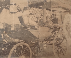 His Highness Maharaja Lieutenant Ram Chandra Dev IV Bahadur and the Viscount George Goschen II, Earl of Hawkhurst, Governor of Madras & later the Governor-General of India touring in Royal Carriage (Jeypore)