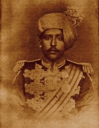 His Highness Maharajah Sir Sri Vikram Dev III Bahadur KCIE in Delhi Durbar 1911