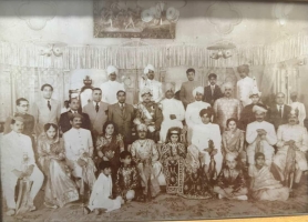 Wedding of Ajit Singh and Lok Rajya Lakshmi, c. 1951.