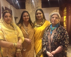 Rani Jagriti Kumari, Rani Manisha Singh, Rajkumari Maanvi Kumari and Rajmata Shakuntala Devi of Jobat (Jobat)