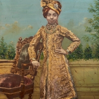 Childhood photo His Highness Maharaja Dhiraj Maharaja Sri Sir SARDAR SINGHJI Bahadur Maharaja of Jodhpur 1895/1911