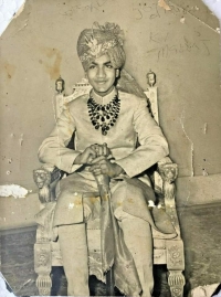 Childhood photo of His Highness Raj Rajeshwar Maharajadhiraja Maharaja Shri GAJ SINGHJI II Sahib Bahadur (Jodhpur)