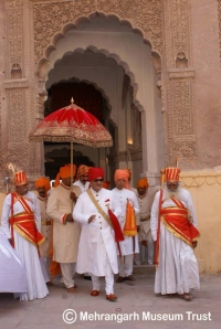 His Highness Maharaja Gaj Singhji II Maharaja of Jodhpur at - Mehrangarh Fort Jodhpur