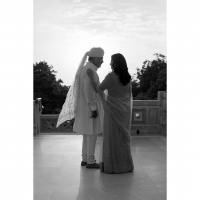 His Highness Maharaja Gaj Singhji II Maharaja of Jodhpur with his daughter Baiji Lal Sahiba Maharajkumari Shivranjani Rajye