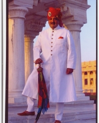 His Highness Raj Rajeshwar Maharajadhiraja Maharaja Shri GAJ SINGHJI II Maharaja of Jodhpur at - Umaid Bhawan Palace Jodhpur