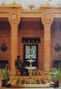 Maharaja Gaj Singh II at Umaid Bhawan