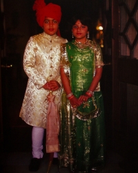 Maharajkumar Shivraj Singh with his sister Maharajkumari Shivranjani Rajye