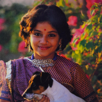 Young picture of Maharajkumari Shri Shivranjani Rajye Baiji Lall Sahiba of Jodhpur