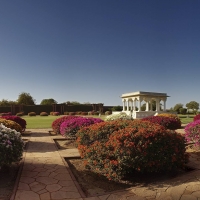 Pavilion on the lawns of Umaid Bhawan Palace