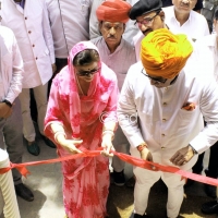 Their Highnesses The Maharaja & Maharani were delighted to open the Maharaja Gaj Singh II City Centre in the Walled City on the 561st Foundation Day of Jodhpur.