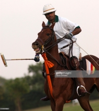 Yuvraj Sahib Maharajkumar Shivraj Singh Prince of Jodhpur Playing a polo game (Jodhpur)