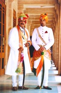 HH Maharaja Shri GAJ SINGH Ji along with Yuvraj Shivraj Singh