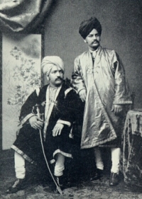 Rana Padam Chand and his brother Kunwar Gambhir Chand (Jubbal)
