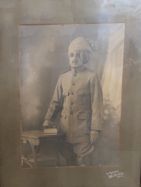 Photograph of Thakur Saheb Bahadur Singh ji while studying in Mayo College.