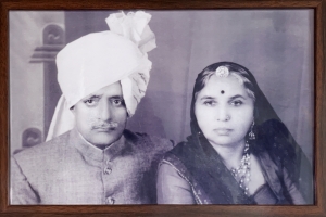 Thakur Saheb Bahadur Singh Ji with Thakurani Sahiba Laad Kanwar (Kalwar)