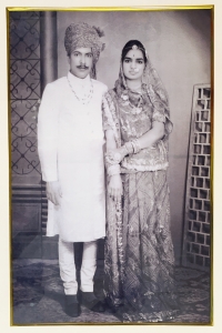 Thakur Saheb Bhawani Singh Ji with Thakurani Bhagwan Kanwar