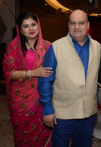 Tikka Aishwariya Chand Katoch with Tikkarani Shailaja Kumari (Kangra)