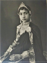 Maharanidhirani Amulya Prabha Devi wife of Maharajadhiraj Bhanu Pratap Deo