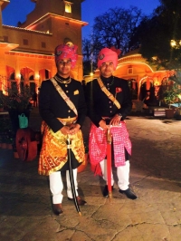 Prithvi Singh Kanota and Mormukut Rathore Kanota