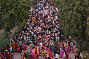 Baraat procession of Kunwar Karni Singh Sodha of Amarkot for his wedding with Kumari Padmini Kanota (Kanota)