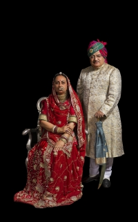 H.H Maharaja Krishna Chandra Pal and H.H Maharani Rohini Kumari of Karauli