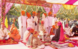 Tilak ceremony of Yuvraj Vivasvat Pal of Karauli (Karauli)