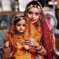 Yuvrani Anshika Kumari with daughter Brijaambika Kumari (Karauli)