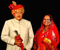 Kumaon Naresh Raja Karan Chand Singh and Maharani Mani Mala Singh (Kumaon)